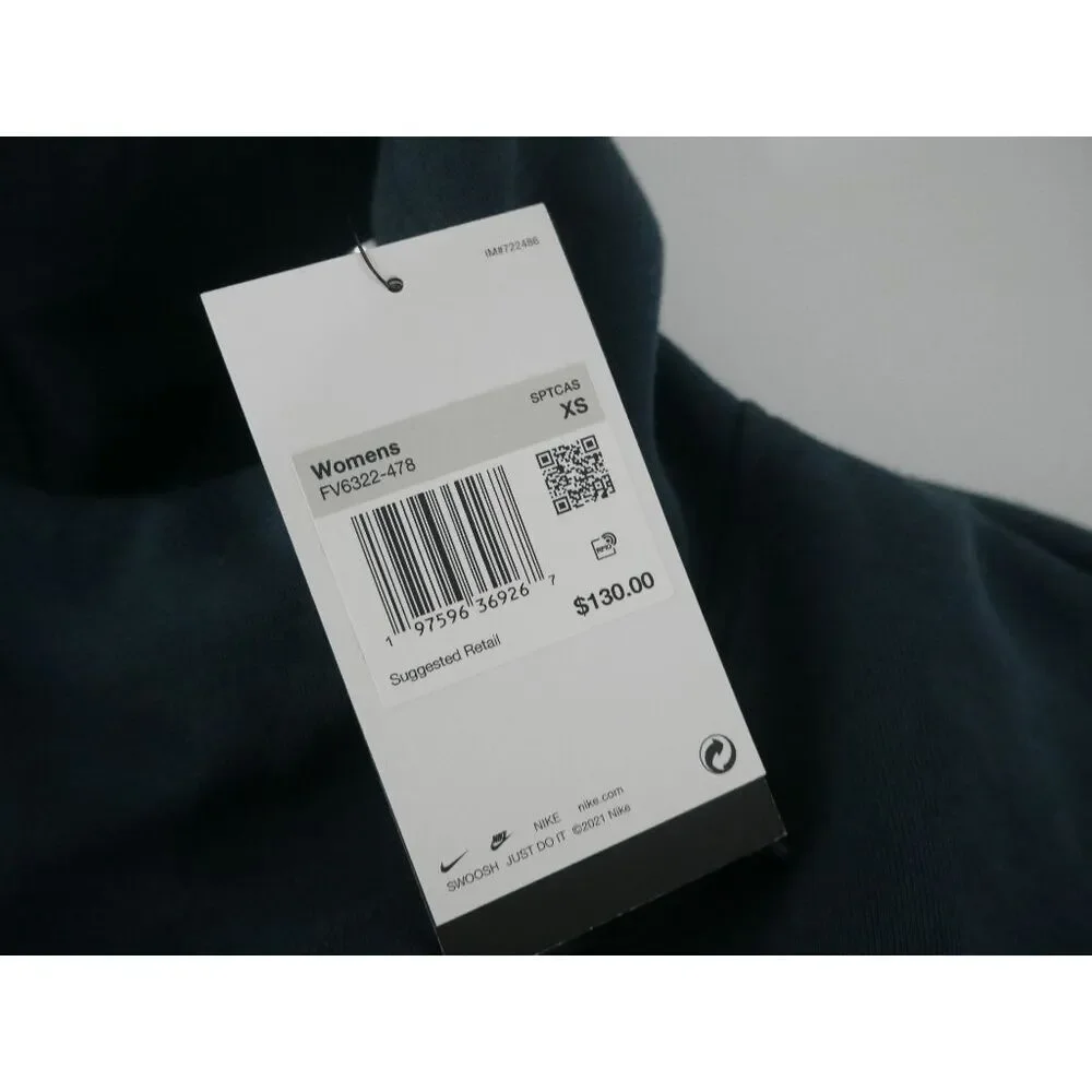 Nike Women's Sportswear Tech Fleece Oversized Hoodie Armony Navy XS